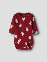Name It Ratia Langærmet Body - Red Dahlia