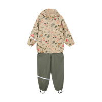 Regnsæt m. Print - Mulled Basil