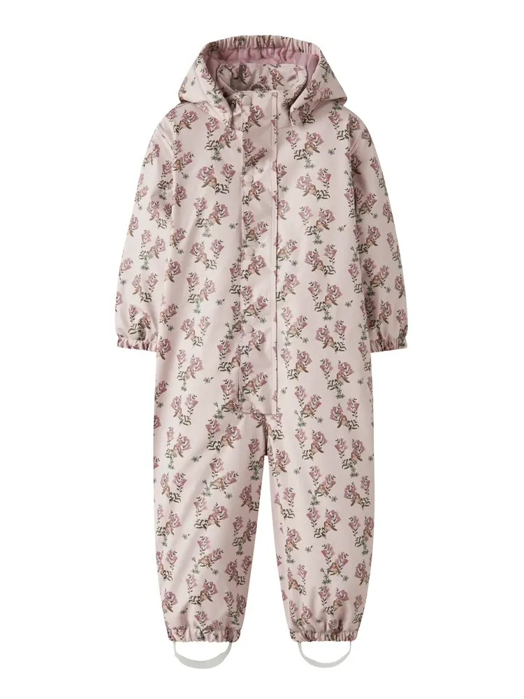 Lil' Atelier Flyverdragt - PU - NmfLadry10 - Hushed Violet/FLOWE