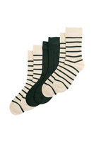Bamboo strømper 3 pak - EMERALD