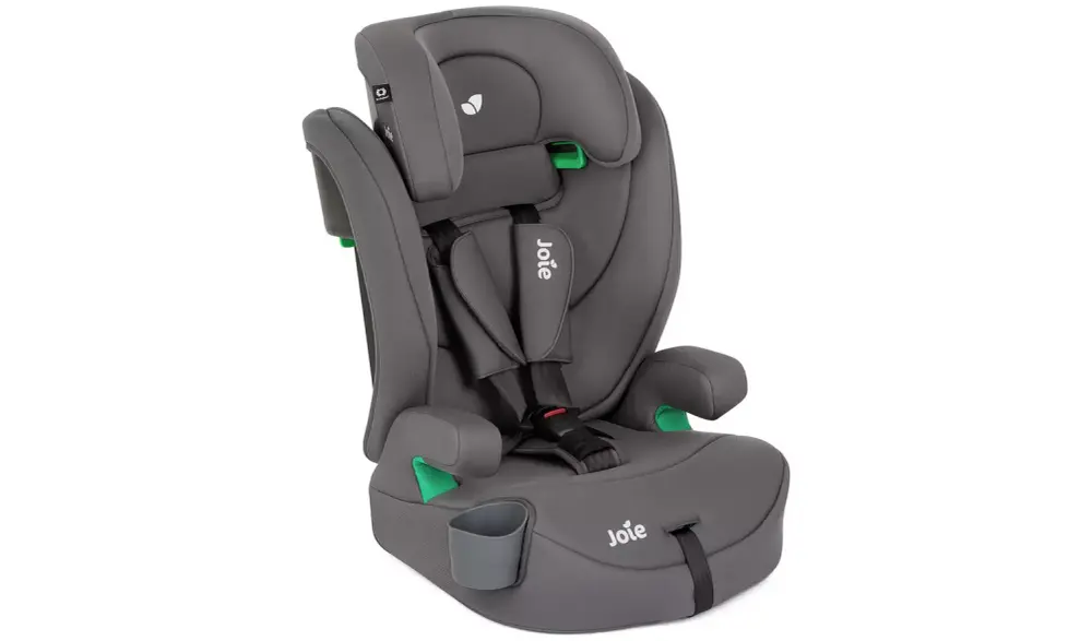 Automobilinė kėdutė Joie Elevate R129, i-Size 76-150 cm, Pilka