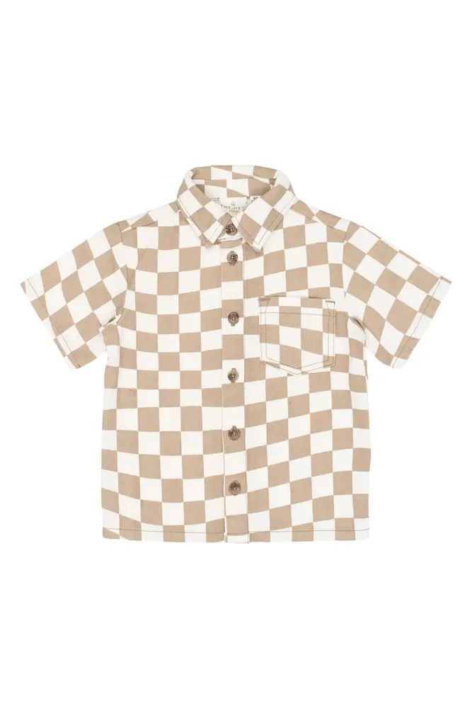 Twill Skjorte - Humus Check - 86 billede