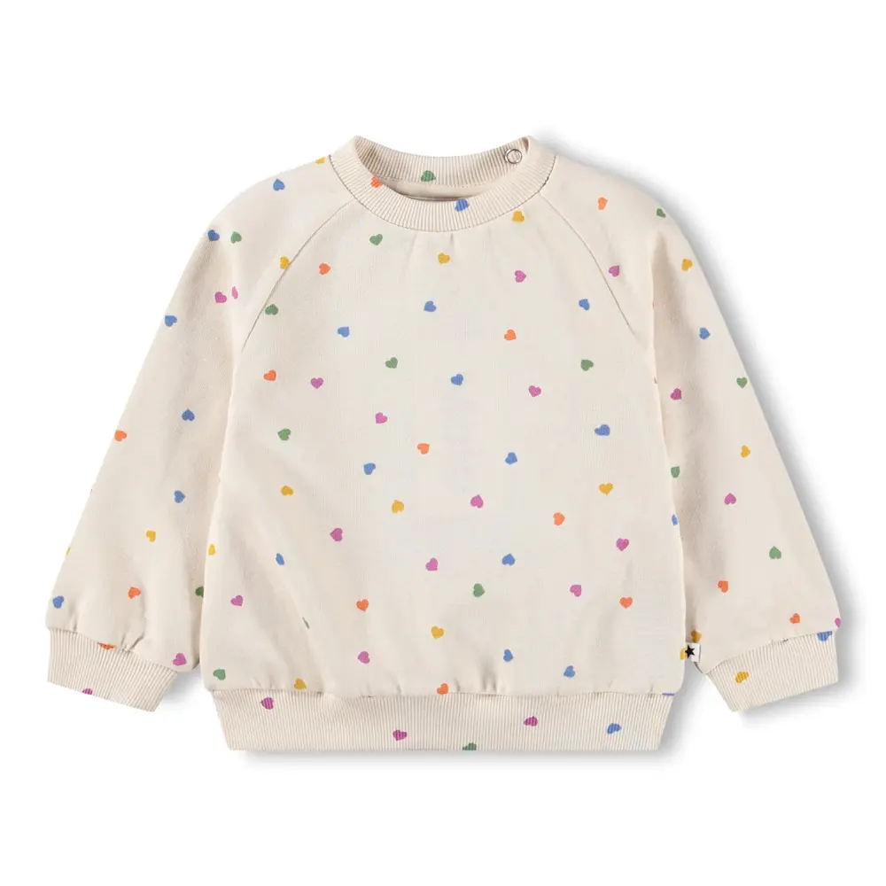 Disc Sweater - Confetti Rainbow - 98 billede