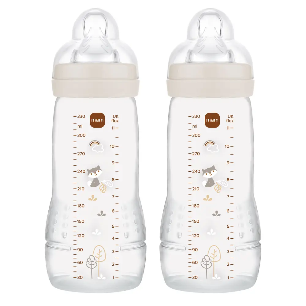 Easy Active Baby Bottle 330ml 2pk Neutral billede