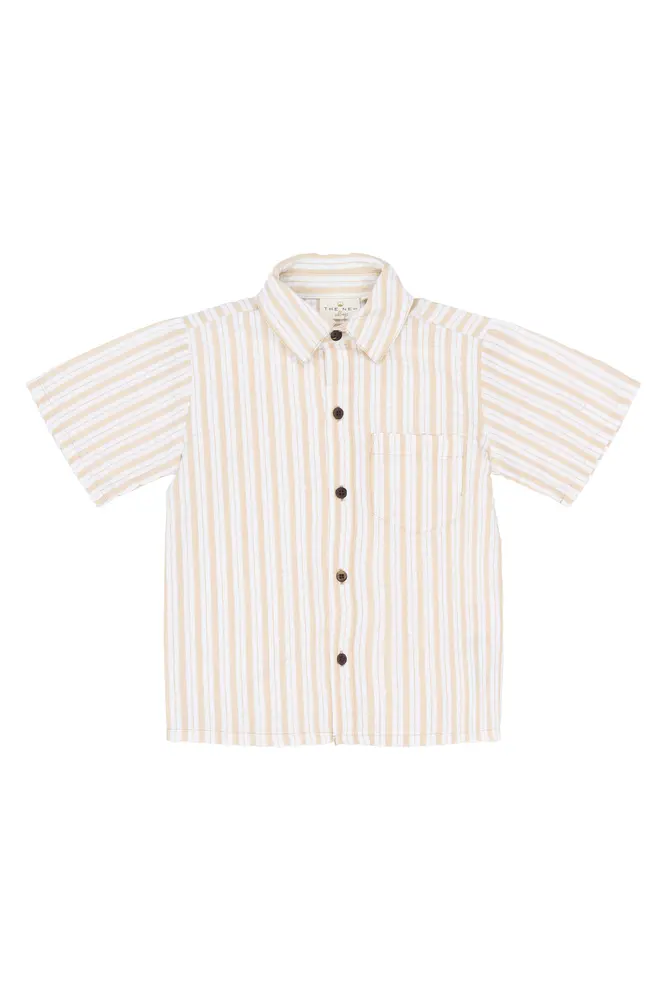 Smitty Skjorte - Humus Striped - 86 billede