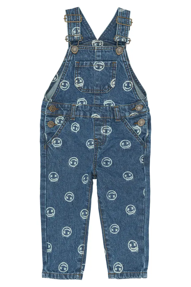 Spero Denim Buksedragt - Medium Blue Denim AOP - 110 billede