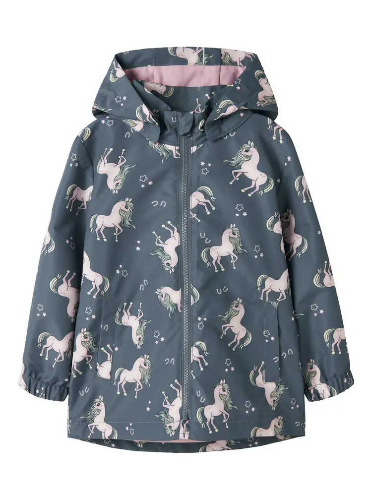 Maxi Jakke m. Print - Vintage Indigo - 98 billede