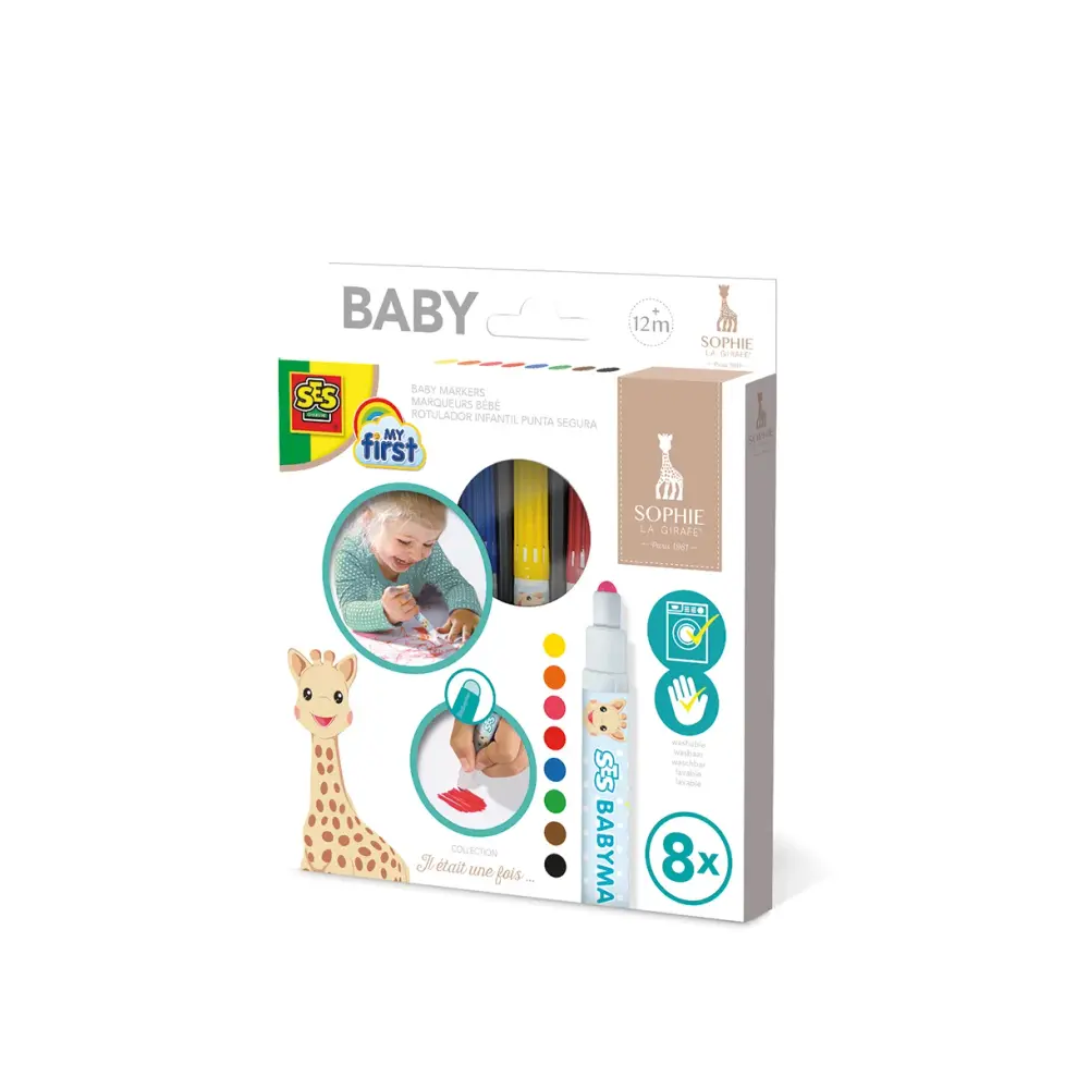 Ses Creative Sophie La Girafe - Babyfarver billede
