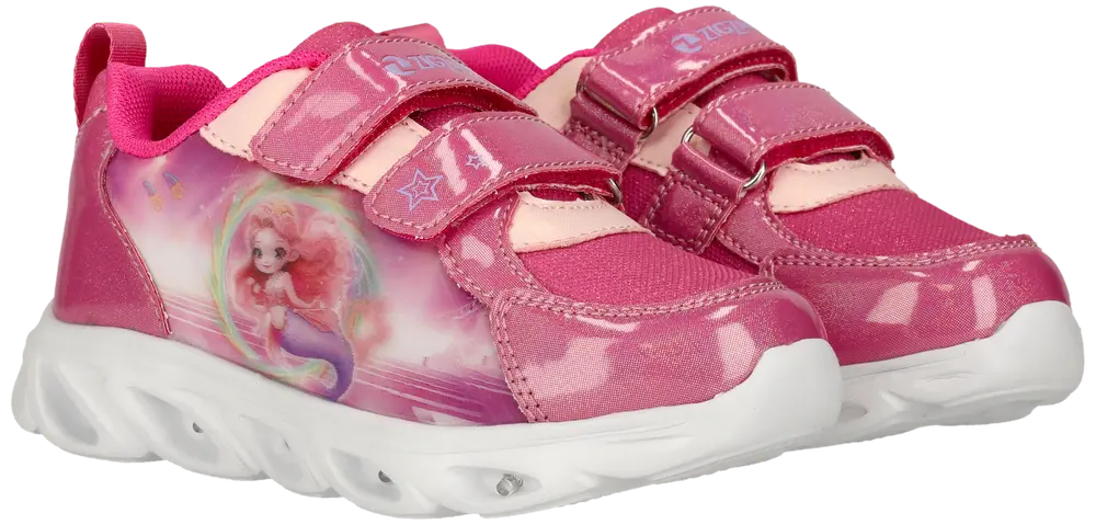 Ronda Sneakers 5D m. Lys - Pink Peacock - 25 billede