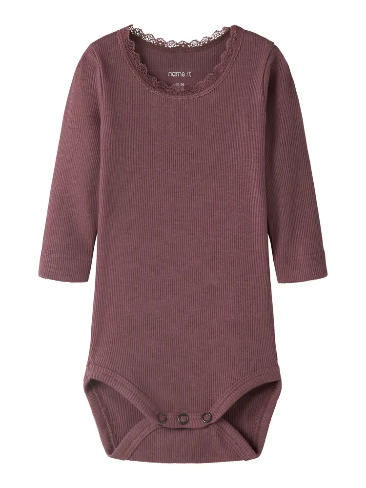 Name It Kab Langærmet Body - Wild Ginger - 50
