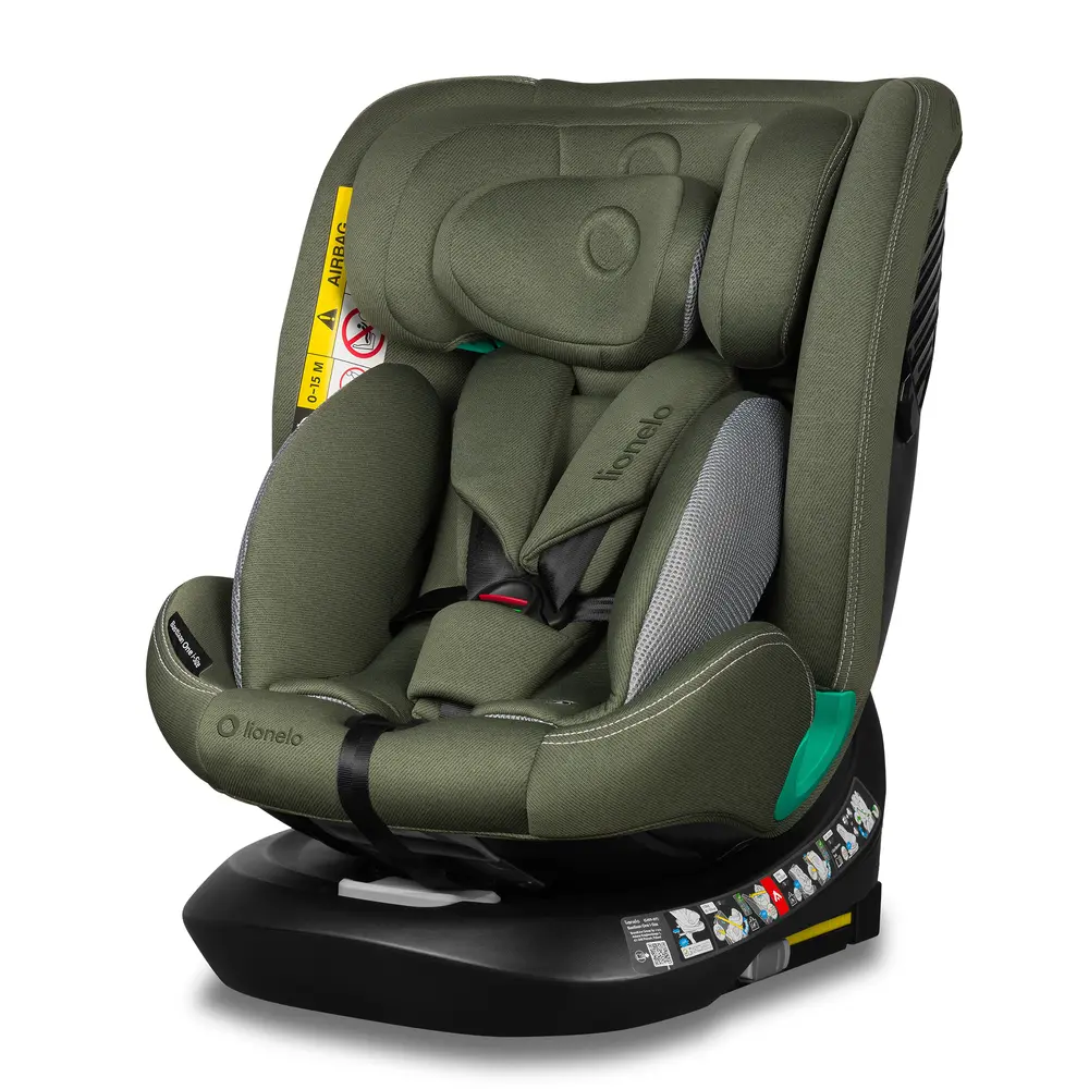 Lionelo Bastiaan One i-Size Autostol - Green Olive billede