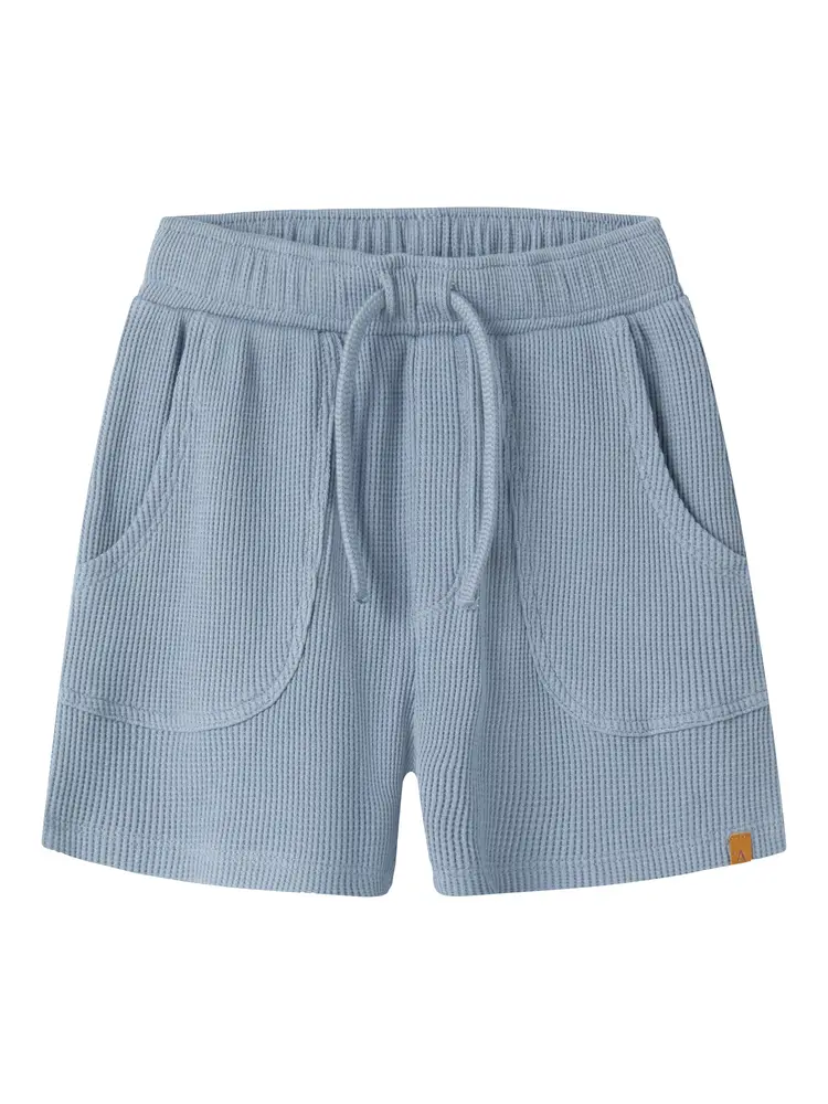 Lil' Atelier Harun Sweat Shorts - Dusty Blue - 104 billede