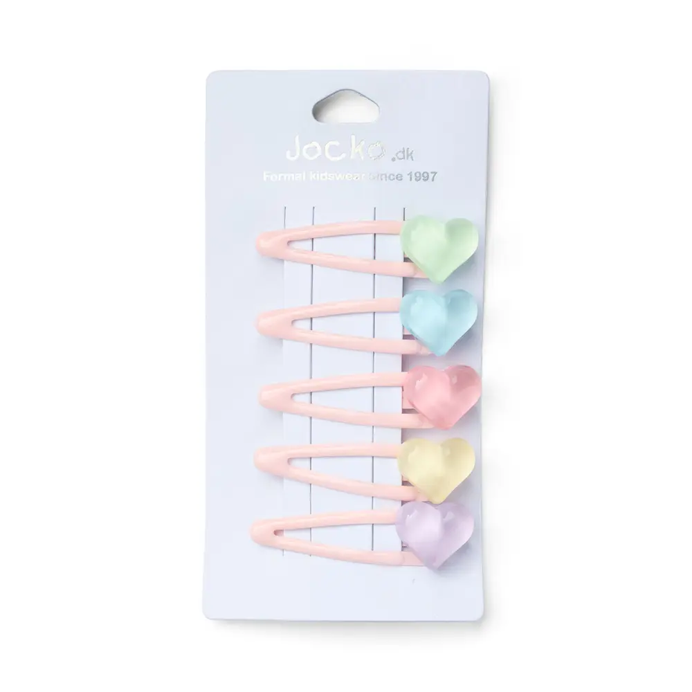 Hårspænder - Lyserød - ONE SIZE billede