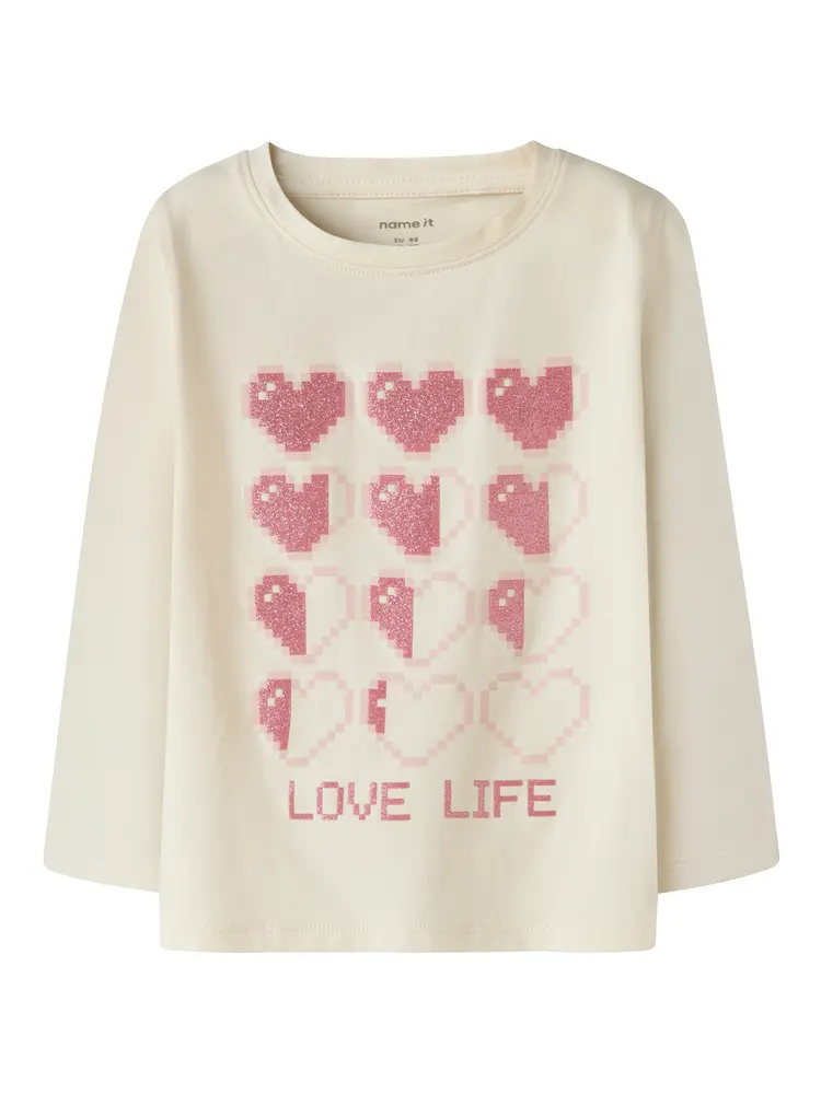 Name It Laraine Bluse - Antique White - 92
