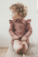 Badedragt Solid - UV 60+ - Ash Rose