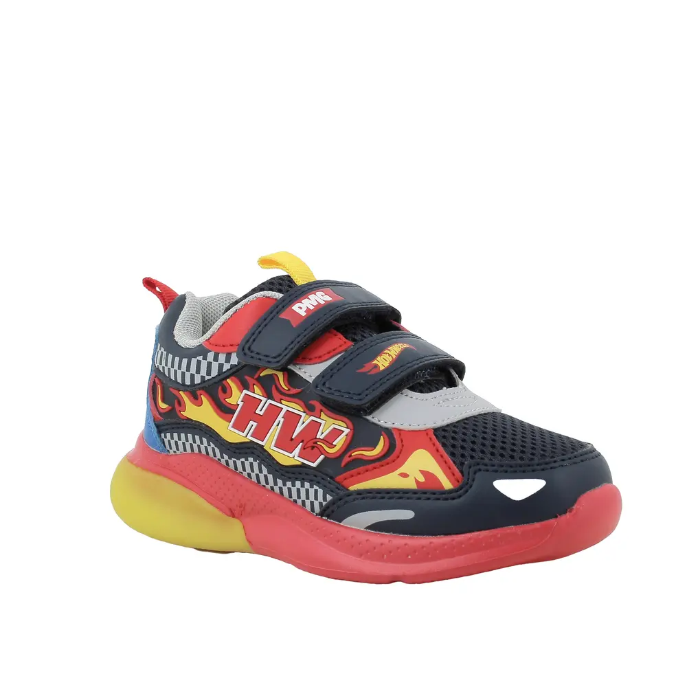 Hot Wheels Sneakers m. Lys - Navy/navy-rosso - 24 billede