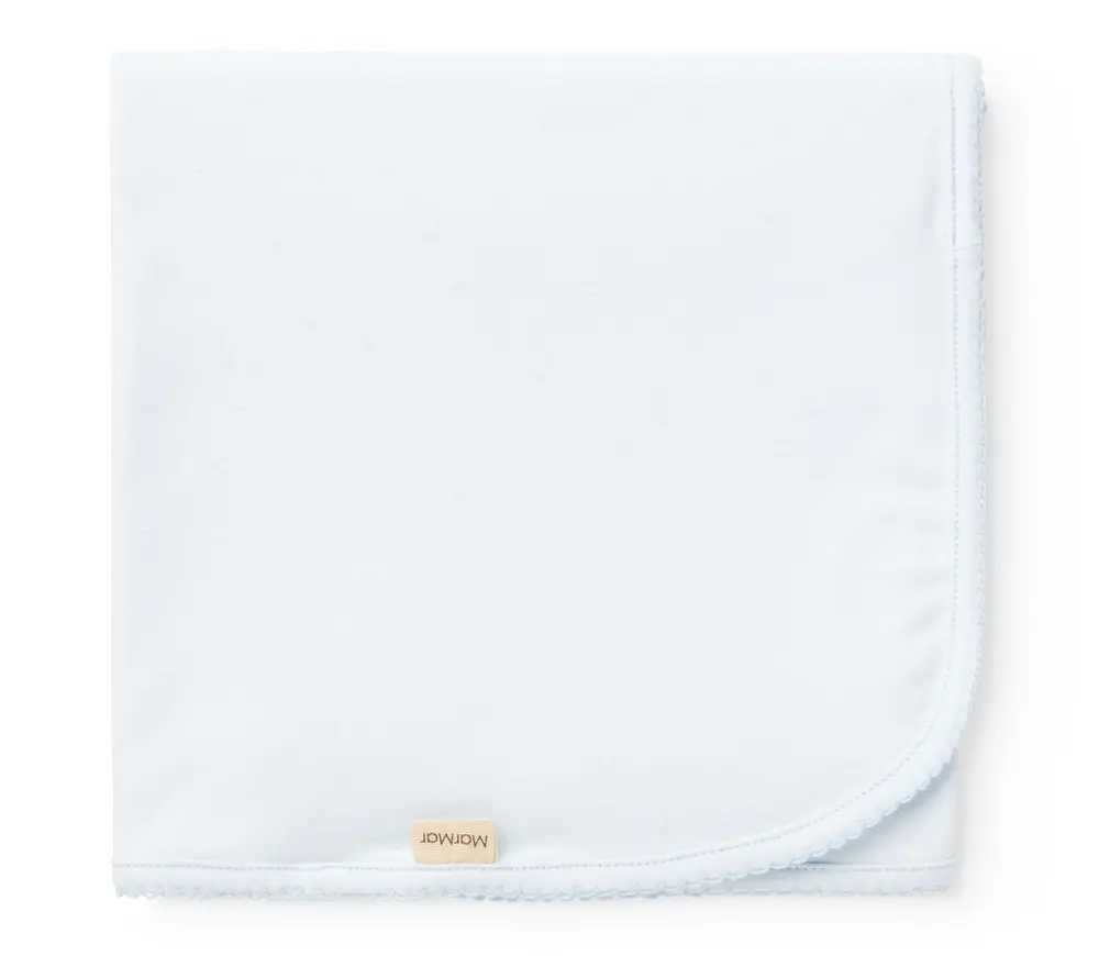 Alida Babytæppe - Light Blue - ONESIZE billede