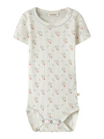 Lil' Atelier Rachello Duna Kortærmet Slim Body - Coconut Milk