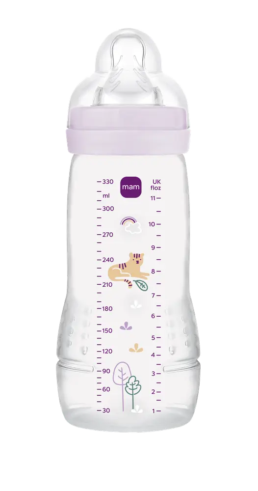 MAM Easy Active Baby Bottle 330ml PINK billede