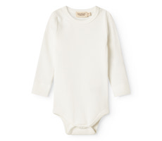 Body med lange ærmer - Gentle white