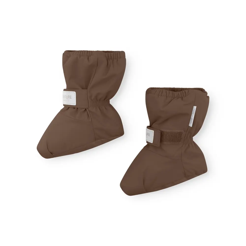 Mini A Ture Matwinn Fleeceforede Overtræksfutter - Chestnut Brown - 0-6 MDR.