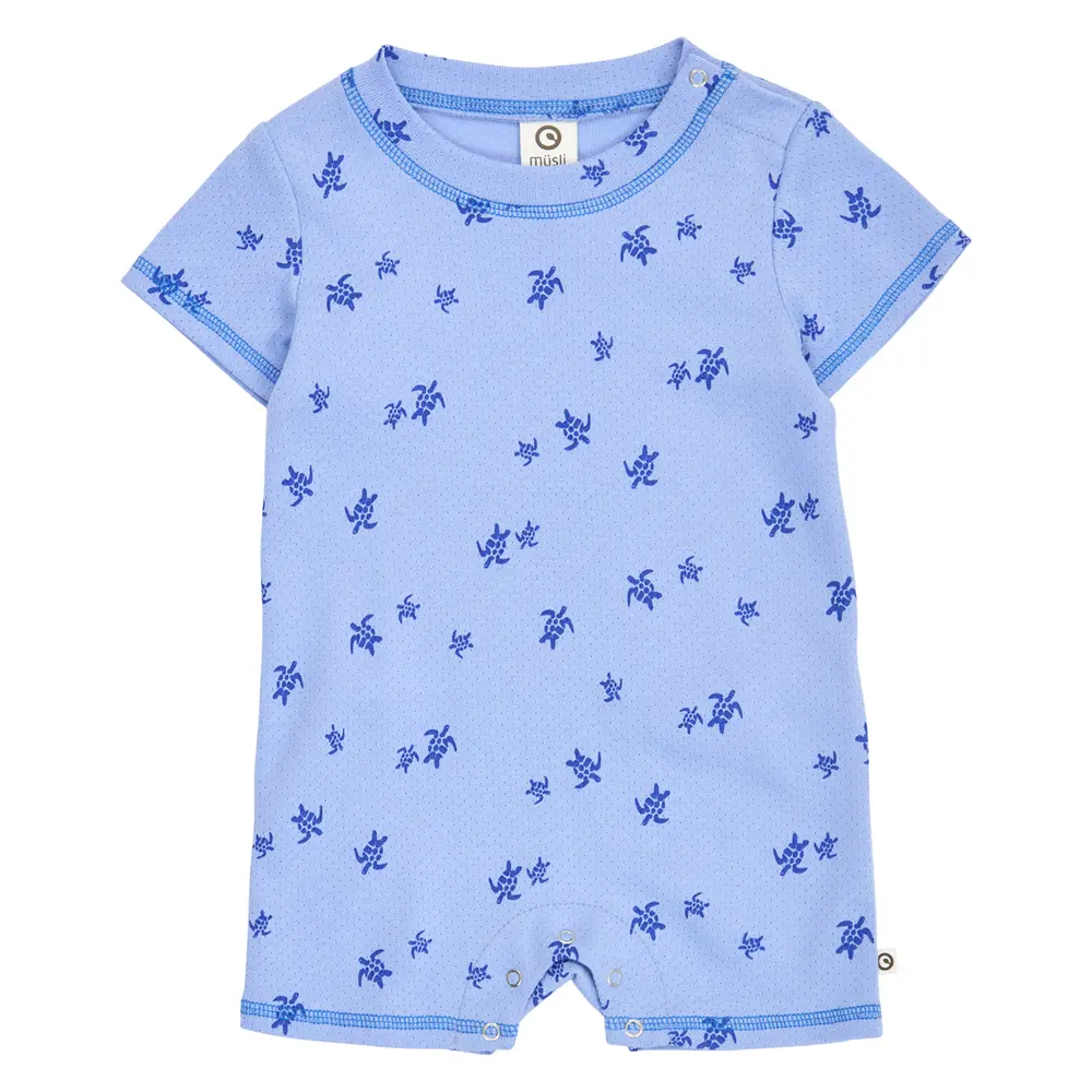 Turtle Sommerdragt - Azure blue/ Shell blue - 62 billede