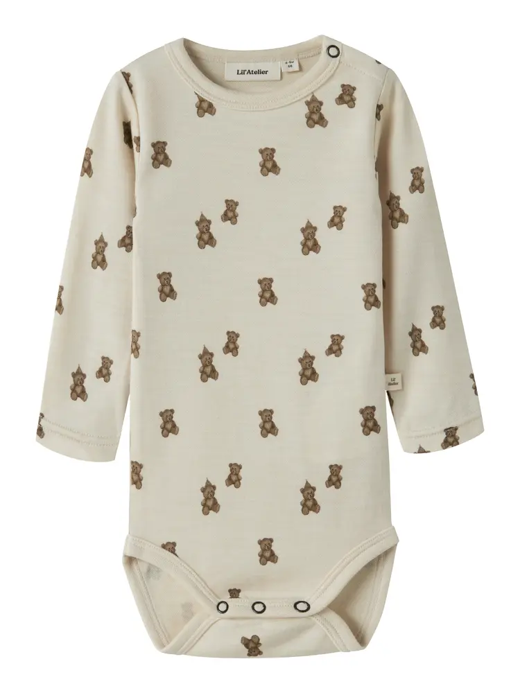 Lil Atelier Body l/æ - Modal/Uld - Slim - Noos - NbnNilo - Turtl
