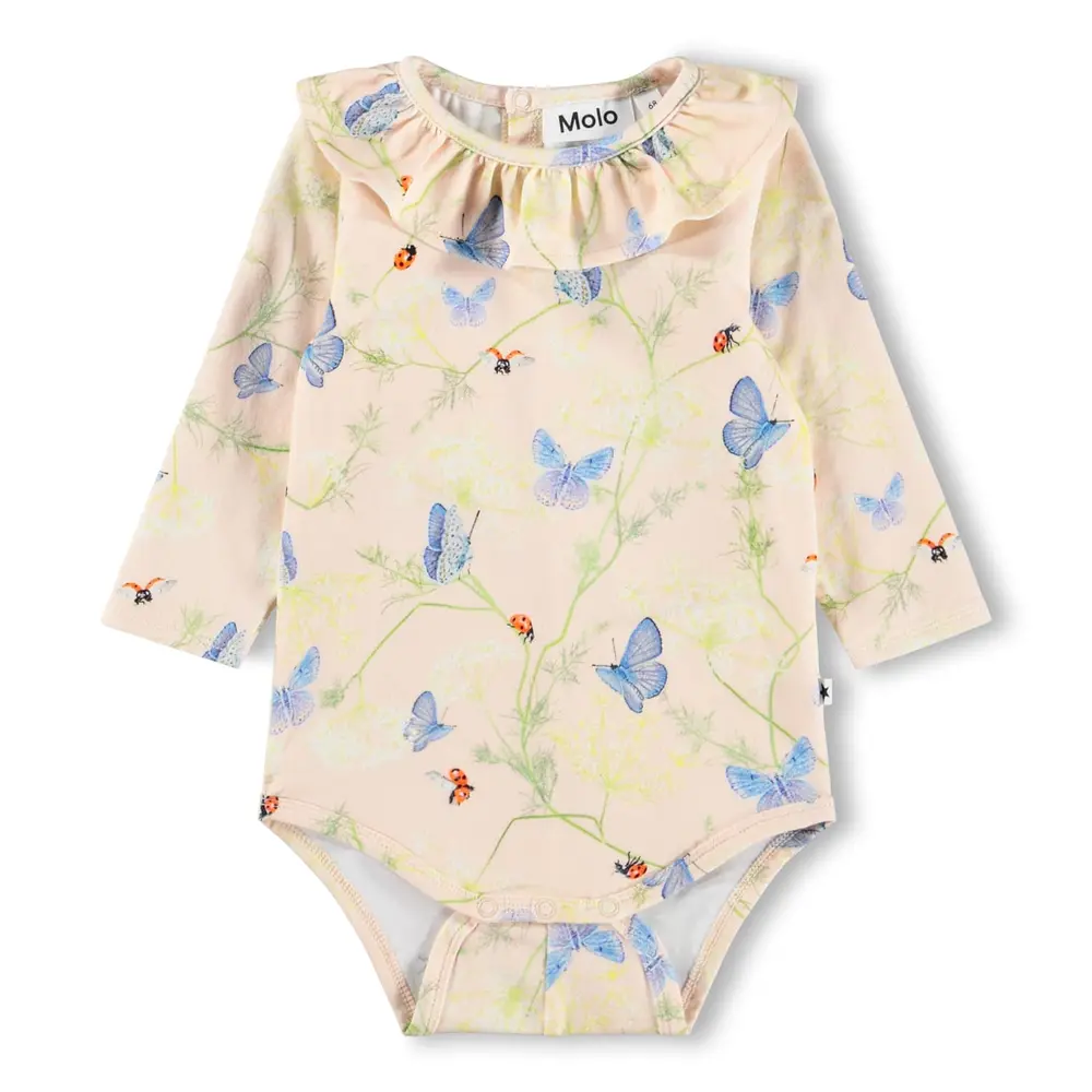 Freya Langærmet Body - Butterflys Cloud - 86 billede