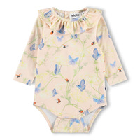 Freya Langærmet Body - Butterflys Cloud