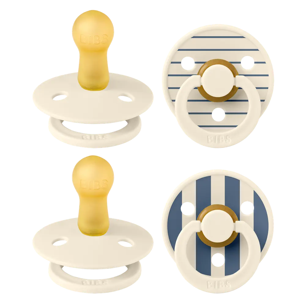 Studio Colour Sut 4pk Latex Str 2 Pin Ivory/Blue billede