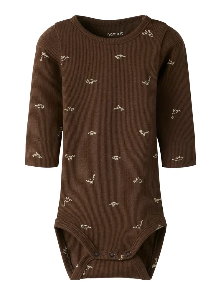 Frino Langærmet Body - Rocky Road - 56 billede