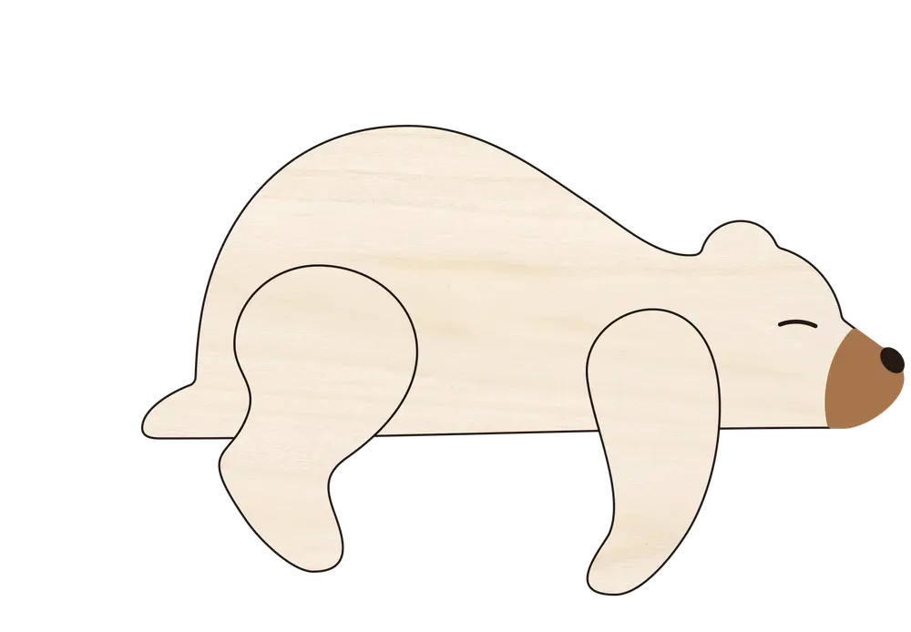 Væglampe, Bjørn billede