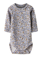 Tuline Langærmet Body - Lilac marble