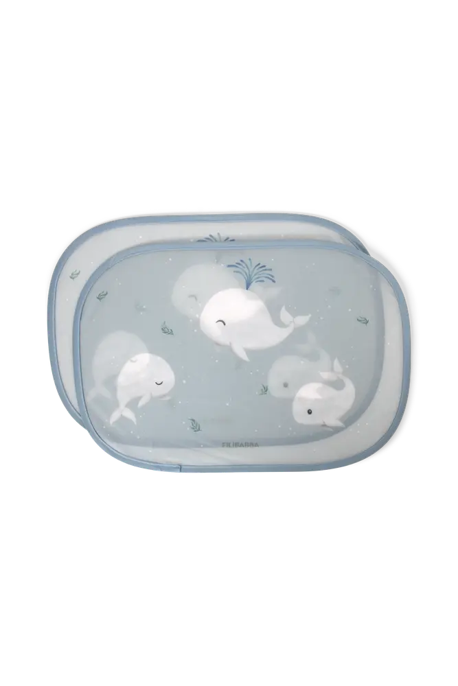 Filibabba Solskærme til bilen 2-pak– Christian's Whale Tales billede