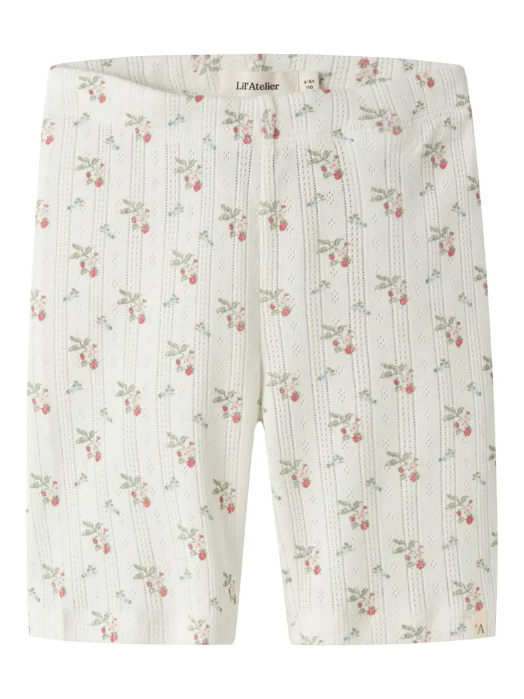 Lil' Atelier Rachello Duna Slim Shorts - Coconut Milk - 92 billede