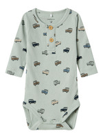 Hukab Body langærmet - Aqua gray