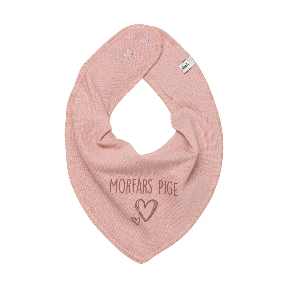Bandana bib m. mormor+morfar.. - 524 - ONE SIZE billede
