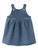 Lil' Atelier Obello Denim Spencer Kjole - Dark Blue Denim
