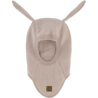 Bomulds elefanthue med lange ører - Warm Taupe