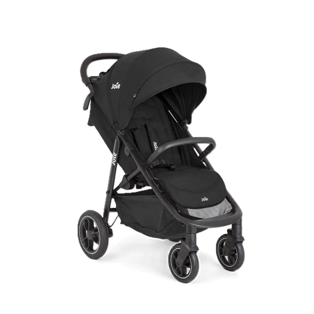 Joie Litetrax Pro, Baldakin, Rejsesystem barnevogn, Ethvert køn, Solidt hjul, Sammenfoldelig, Sort