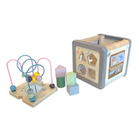 Montessori puttekasse med læring og aktivitet