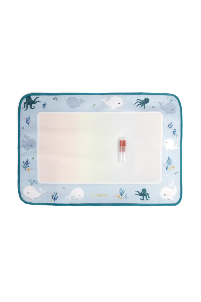 Filibabba Vandtegnemåtte – Christian's Whale Tales billede