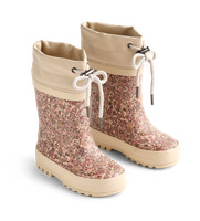 Termostøvle m. print - Rose dust flowers