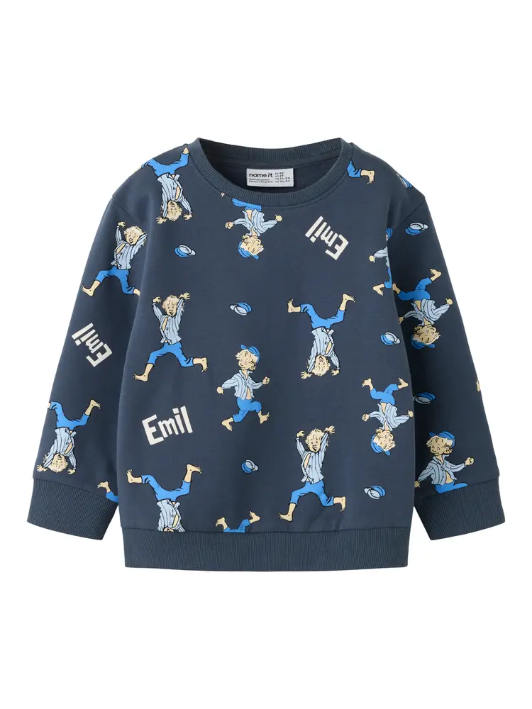 Name It Alfe Emil Sweatshirt - Ombre Blue - 92