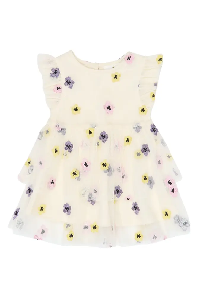 Svelda Kjole - Gardenia EMB - 80 billede