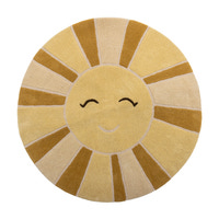 Sun Tæppe, Gul, Uld