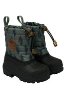 Winter Boot Rubber AOP - Balsam green