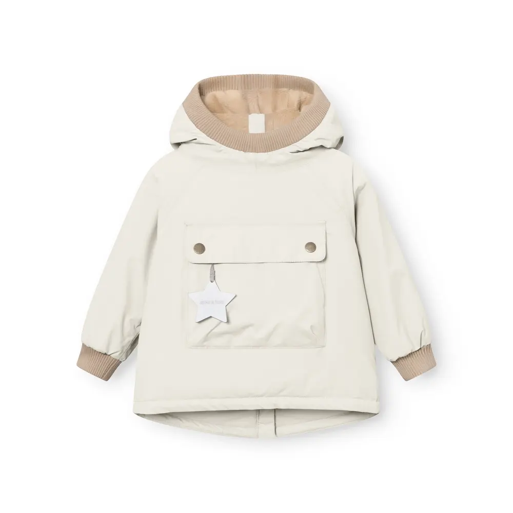Mini A Ture Matbabywen Fleeceforet Vinteranorak - Angora Cream - 9 MDR./74