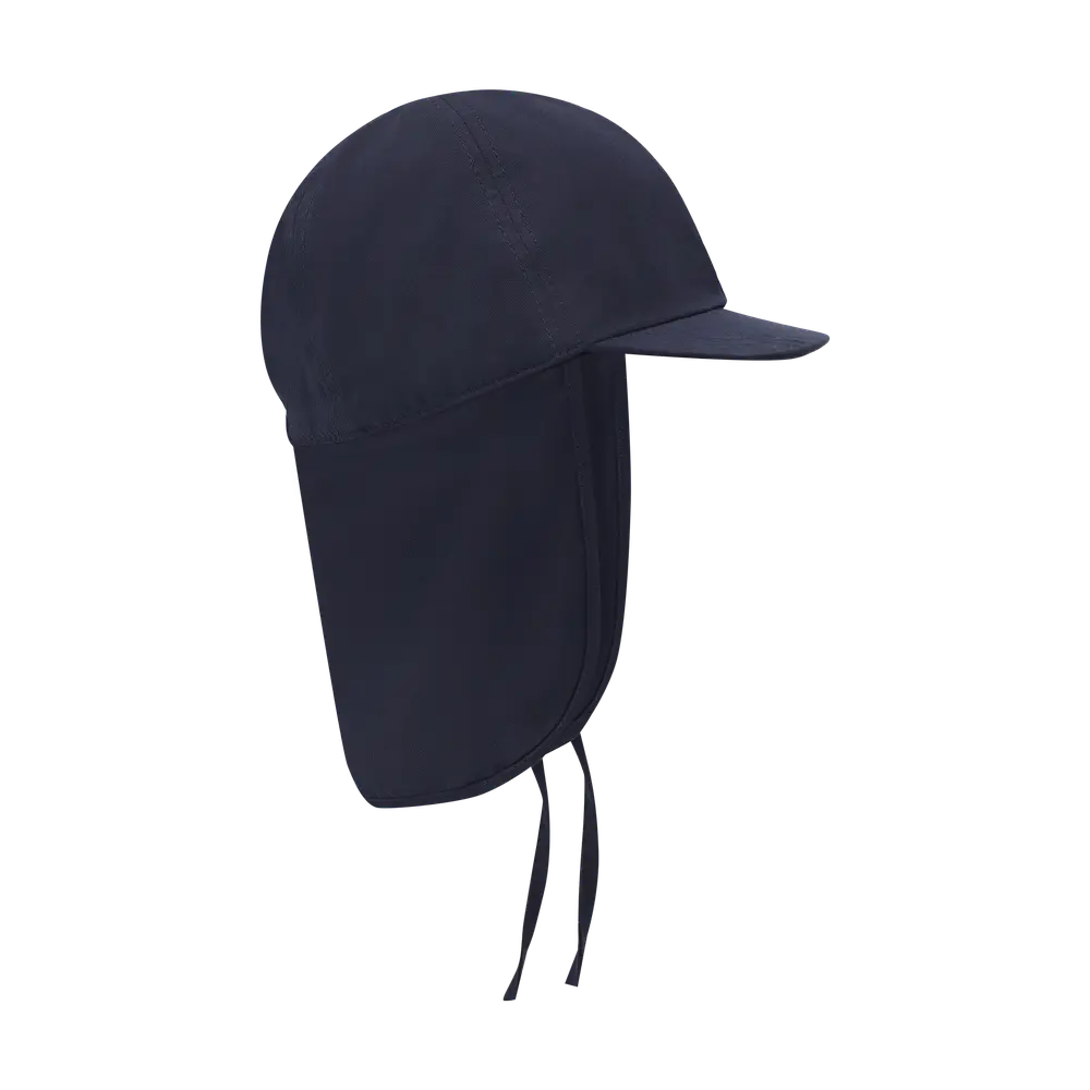 Solhat m. Snor - UV 30 - Medieval Blue - 2-4 ÅR billede