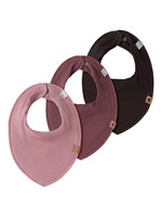 Name It Yvette Rib Bib 3-Pak - Lilas